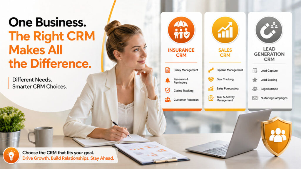 CRM for Insurance vs Other Types of CRM