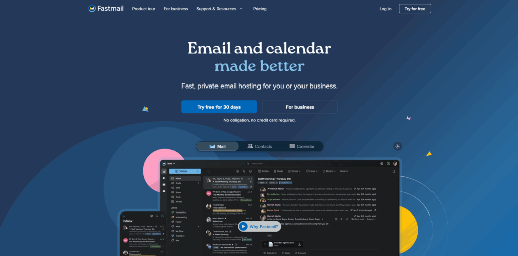 Fastmail business email platform