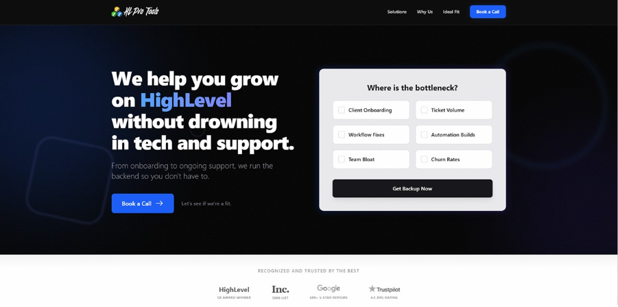 HL Pro Tools - Best for Backend Support and Agency Systems