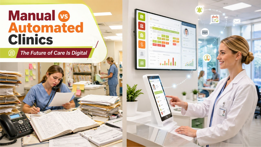 Manual vs Automated Clinic Management Software