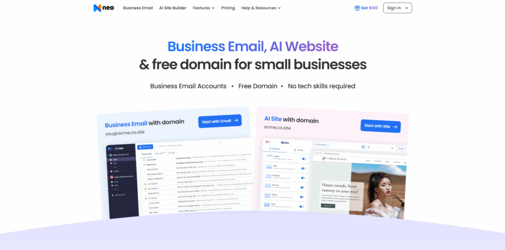 Neo Mail business email platform