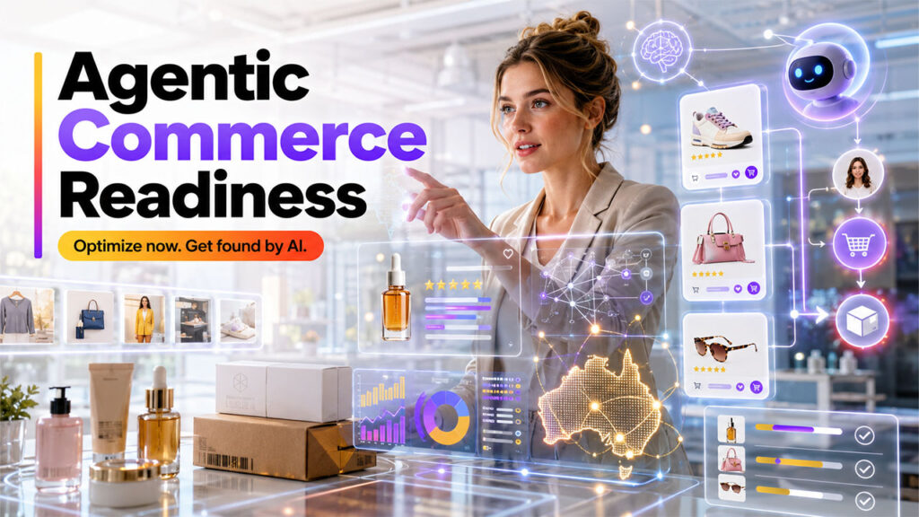 Action plan for B2C brands to prepare for agentic commerce on Shopify Plus with AI-ready product data, schema markup, and AI discoverability.