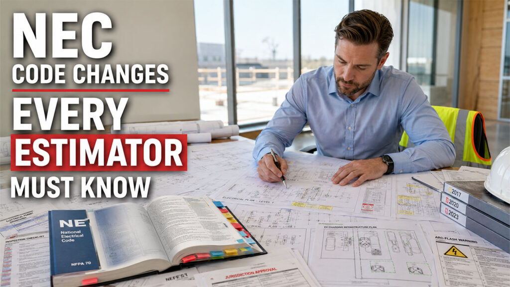 AI electrical takeoff software helping contractors stay compliant with NEC code changes through automated estimating and code verification