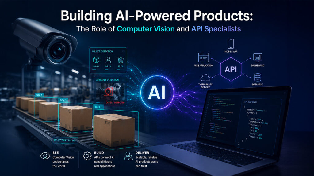 AI Product Development Services: The Role of Computer Vision and API Specialists