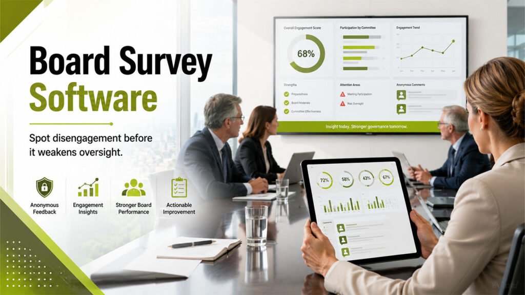 How Organizations Use Board Survey Software to Improve Director Engagement