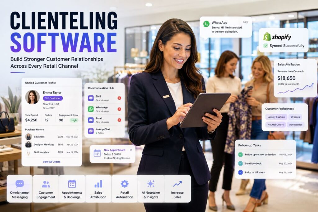 Top 7 Clienteling Software for Retail Brands to Boost Sales