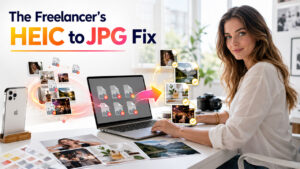 Convert HEIC to JPG easily on Windows without losing image quality or metadata