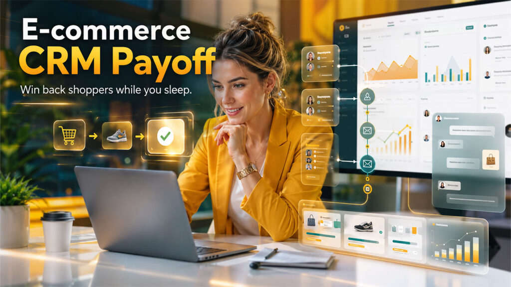 CRM and ecommerce integration improving abandoned cart recovery customer segmentation and support performance