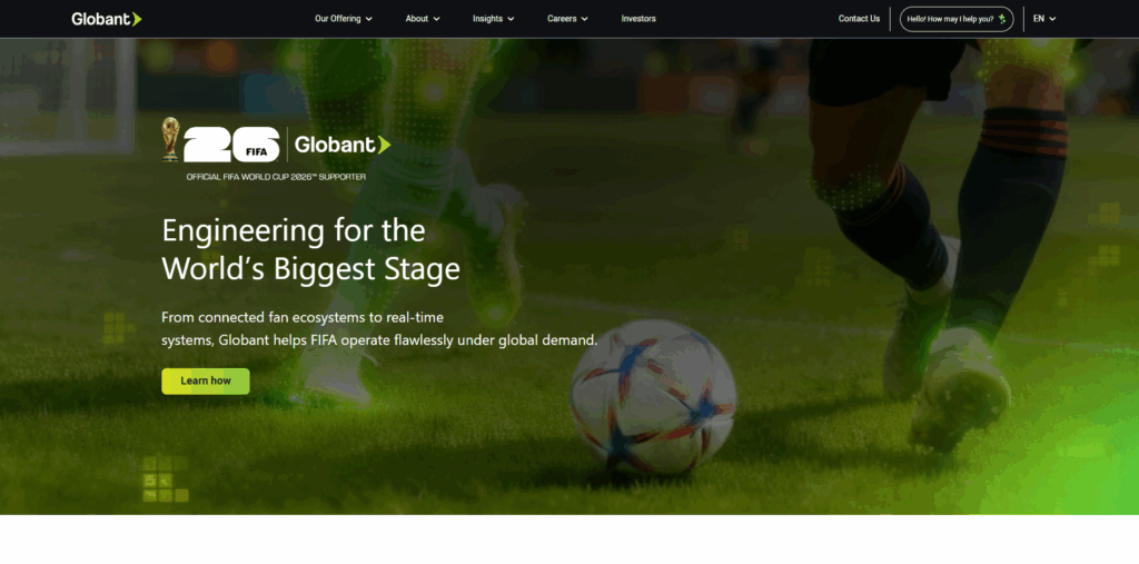 Globant providing application modernization solutions for cloud-native development and enterprise software transformation