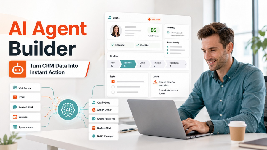 AI Agent Builder for CRM Workflows