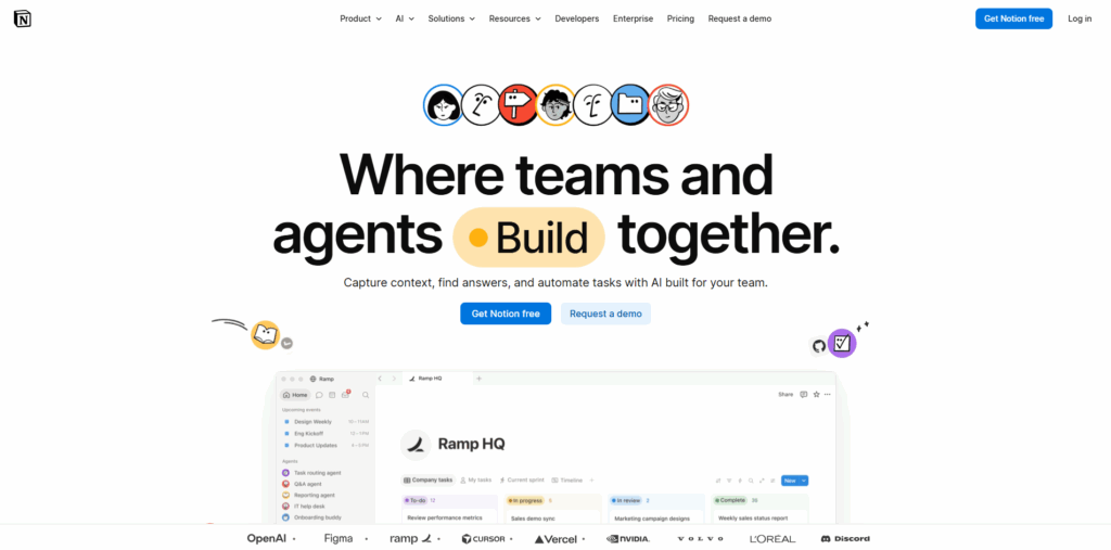 Notion workspace helping freelance writers organize projects, content calendars, client information, and research notes