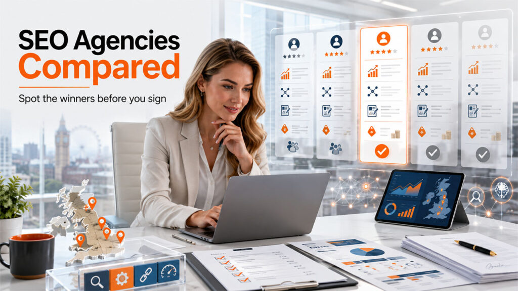SEO agency comparison checklist for evaluating the best SEO agency based on case studies, pricing, technical SEO expertise, AI search optimization, and reporting