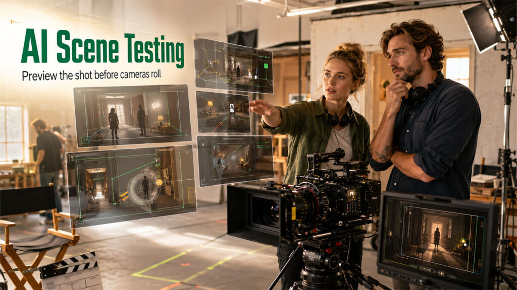 AI previsualization for indie filmmakers transforms film scripts into visual scene previews before production.