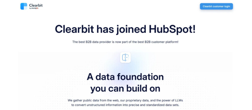 Clearbit (now part of HubSpot)