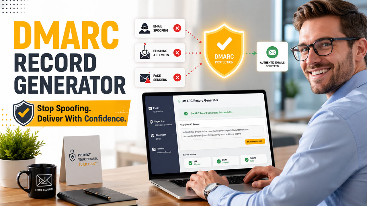 DMARC Record Generator For Better Email Security