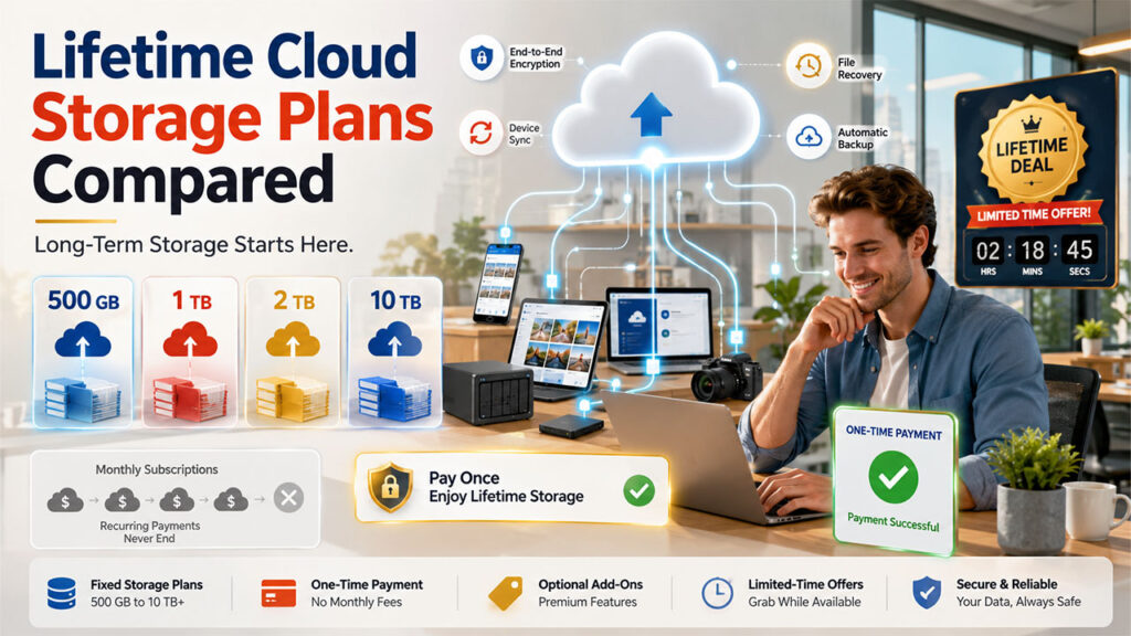 Lifetime Cloud Storage Plans Compared