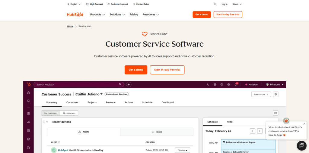 HubSpot Service Hub: The All-in-One CRM Option
