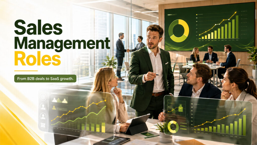 Different Types of Roles in Sales Management