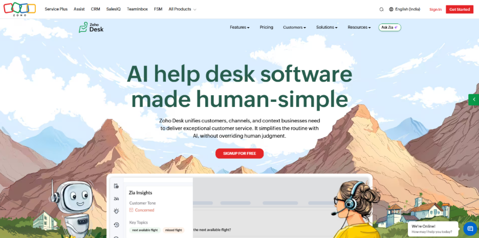 Zoho Desk