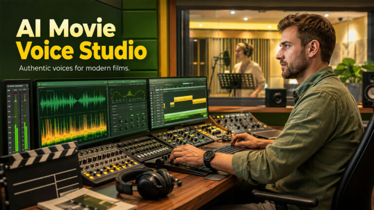 AI voice technology supporting professional filmmaking with natural dialogue, voice localization, and consistent character performances
