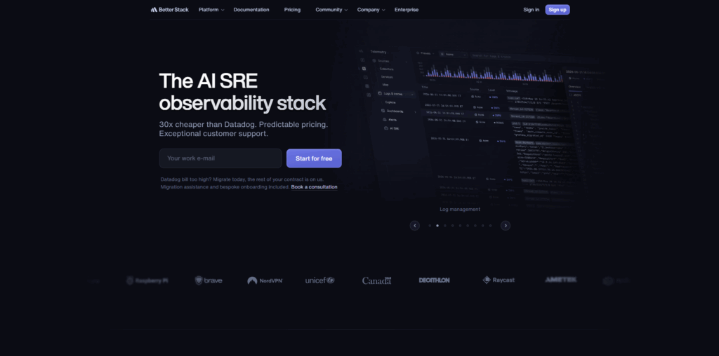 Better Stack as a HeyMantle shutdown alternative for Shopify app monitoring and incident management