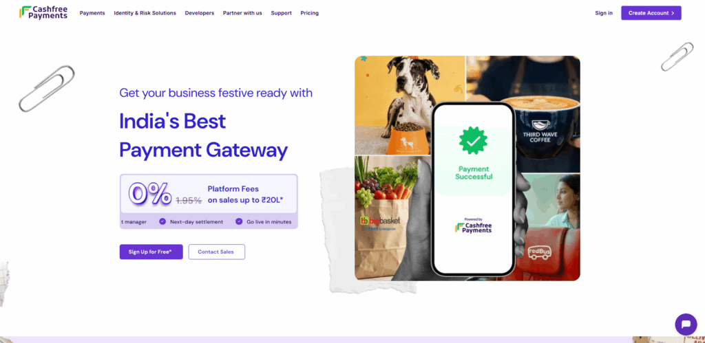 Cashfree subscription payment gateway in India with UPI AutoPay, eNACH, card tokenisation, and recurring billing support.