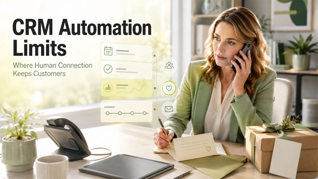 Limitations of CRM automation in customer retention where human interaction is essential for personalized customer relationships.