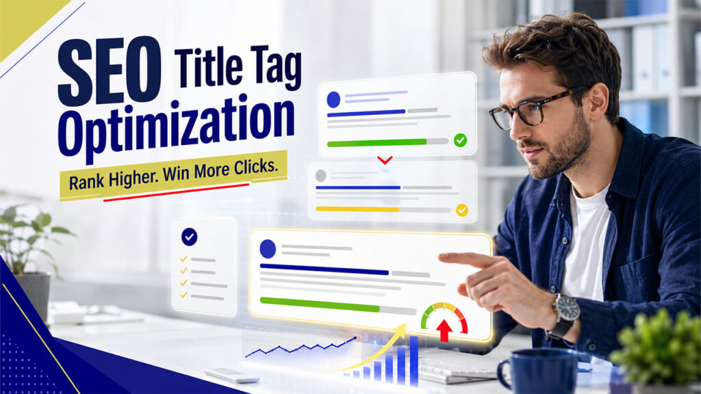 Fix title tags, meta descriptions, and H1 headings to improve click-through rates as part of an On-Page SEO Audit Checklist.