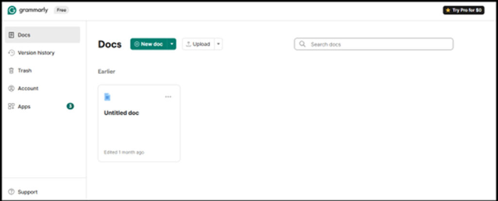 Grammarly AI writing tool helping users improve grammar, spelling, clarity, and writing style.