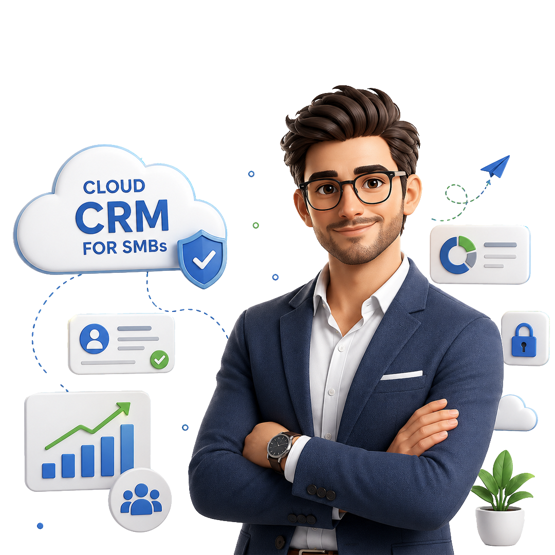 Cloud CRM for SMBs hero image