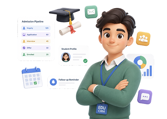 CRM for Educational hero image