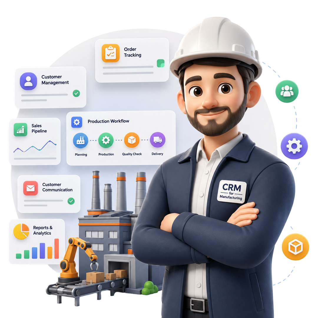 CRM for manufacturing hero image