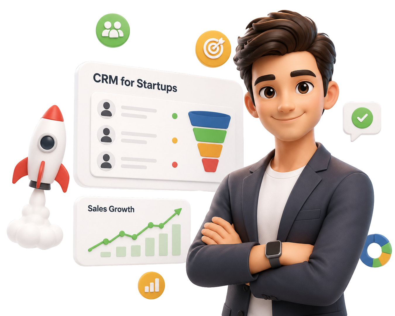 CRM for Startups hero image