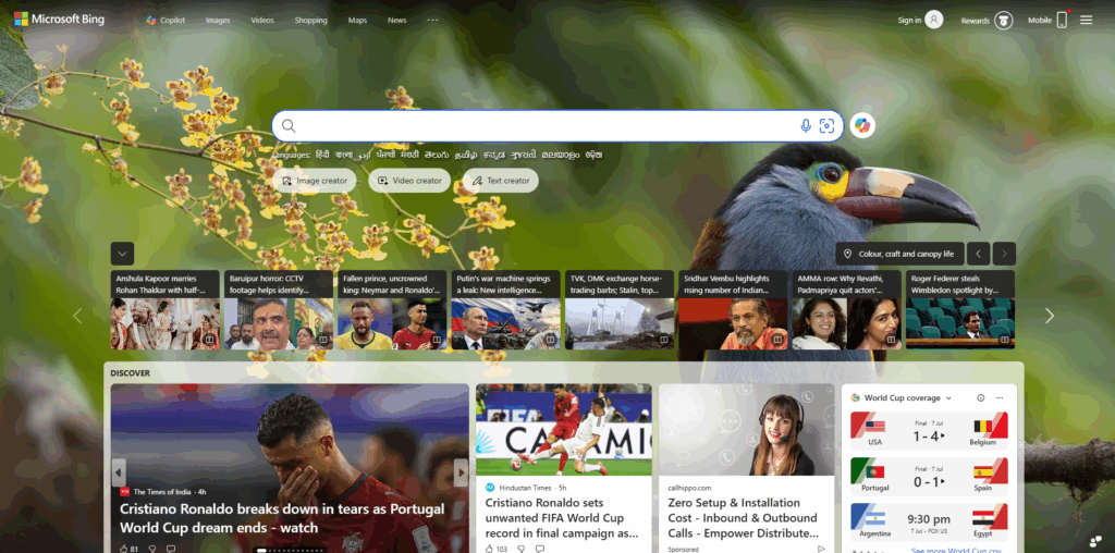 Microsoft Bing