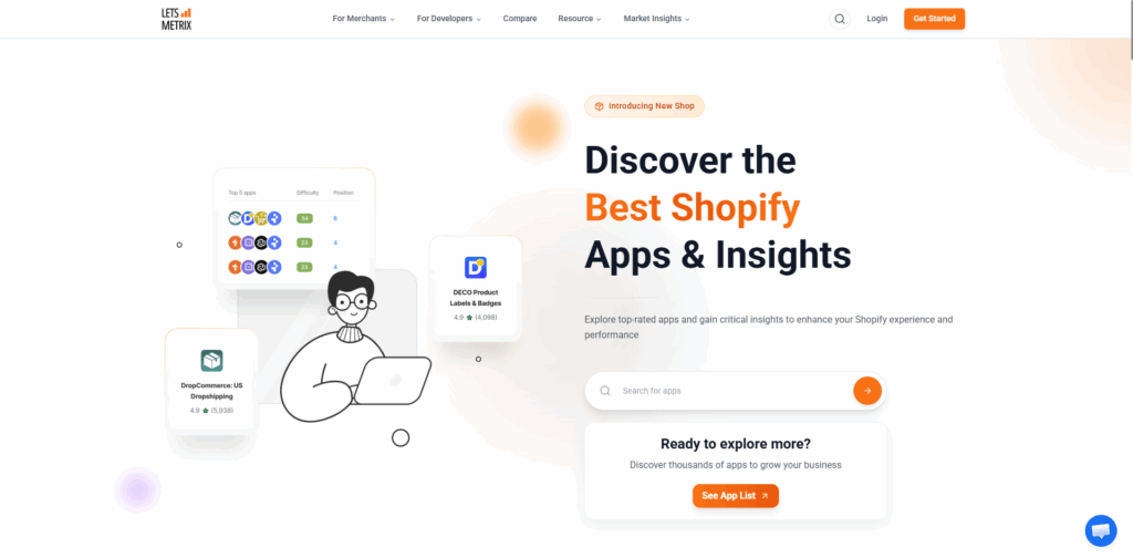 LetsMetrix as a HeyMantle shutdown alternative for Shopify app analytics and App Store rank tracking