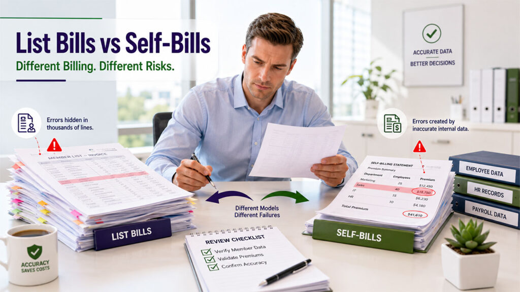 List Bills vs Self-Bills in Carrier Invoice Processing