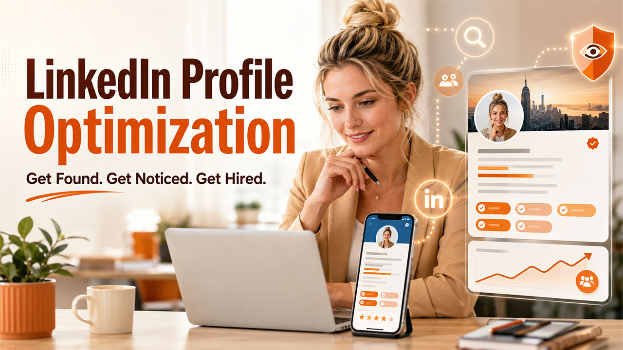 Optimize your LinkedIn profile for a job search with a professional headline, relevant keywords, and recruiter-friendly profile sections.