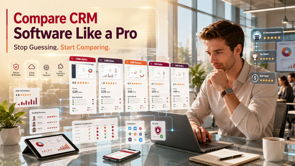 5 Best Software Comparison Platforms to Find Your CRM & Business Tools