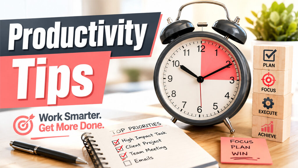 10 Productivity Tips That Actually Help You Get More Done