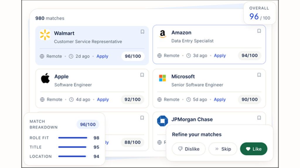 AI Job Matching and Match Scores