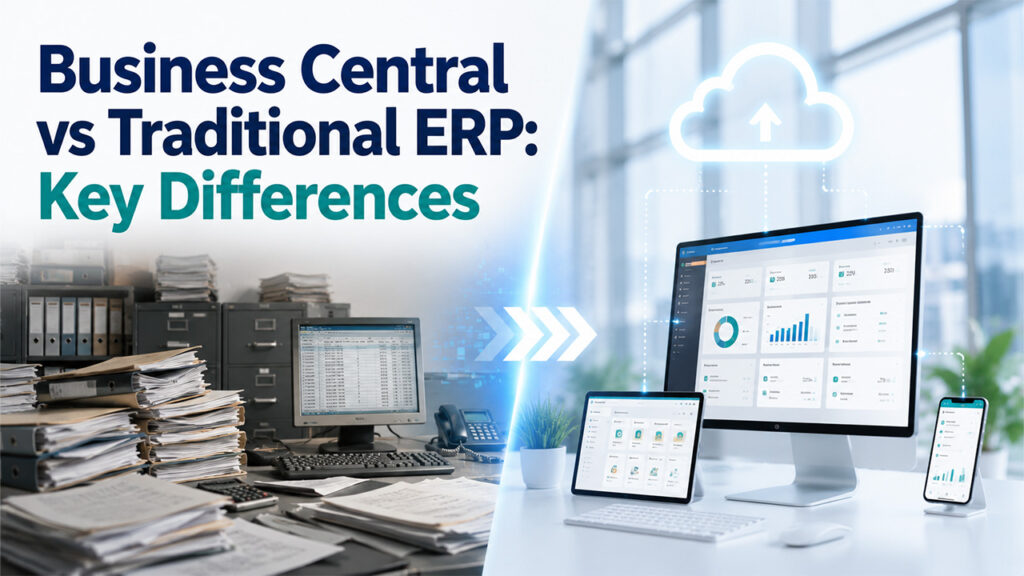 Business Central vs Traditional ERP Key Differences