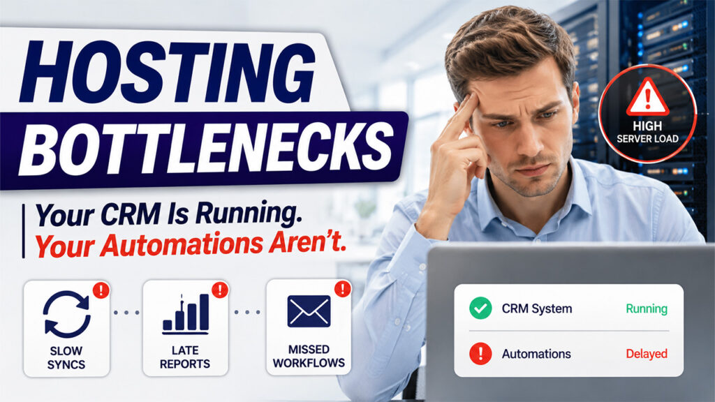 How Hosting Bottlenecks Disrupt CRM Automations: Slow Syncs, Delayed Reports, and Missed Workflows