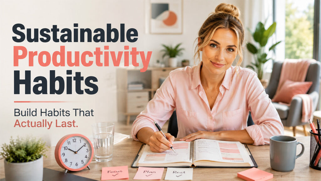 Create Habits That You Can Sustain Over Time