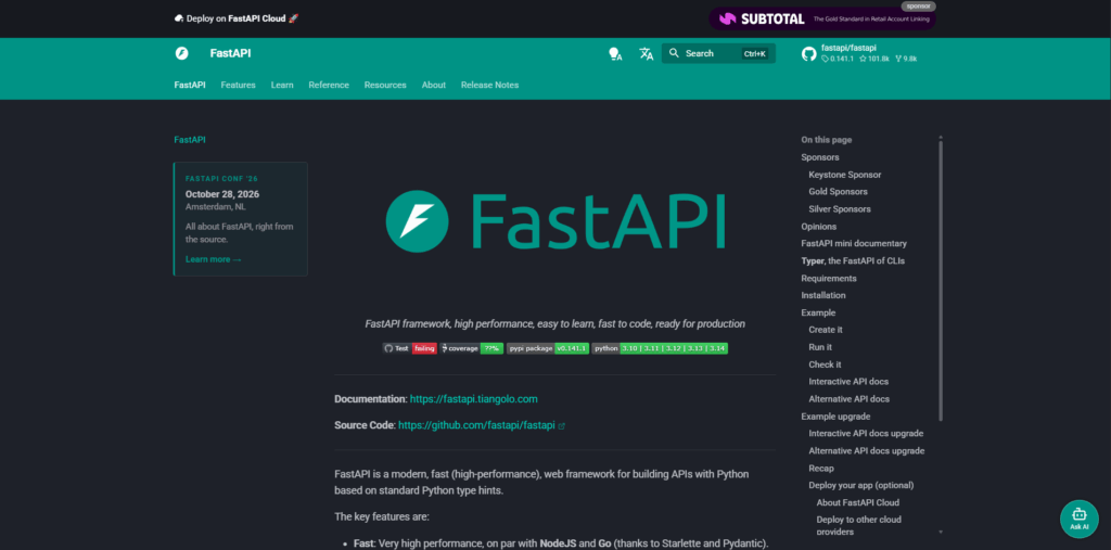 FastAPI