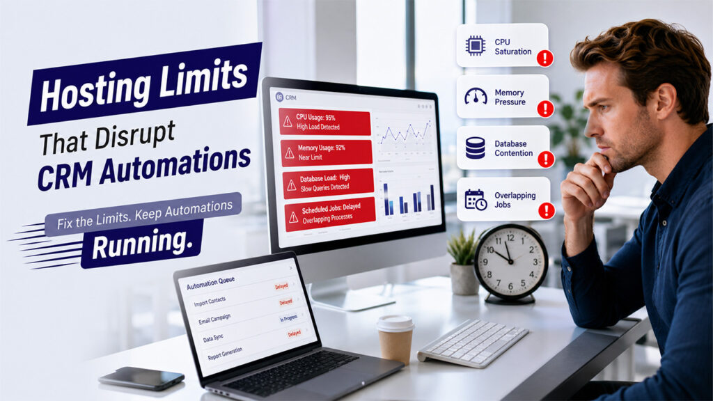 Hosting Limits That Disrupt CRM Automation Performance