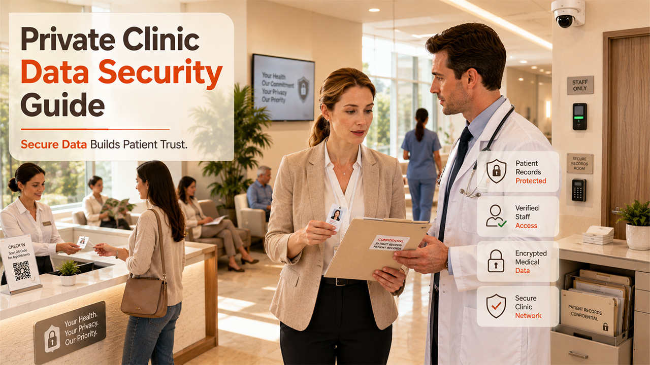 Patient data security best practices for protecting sensitive healthcare records in private clinics