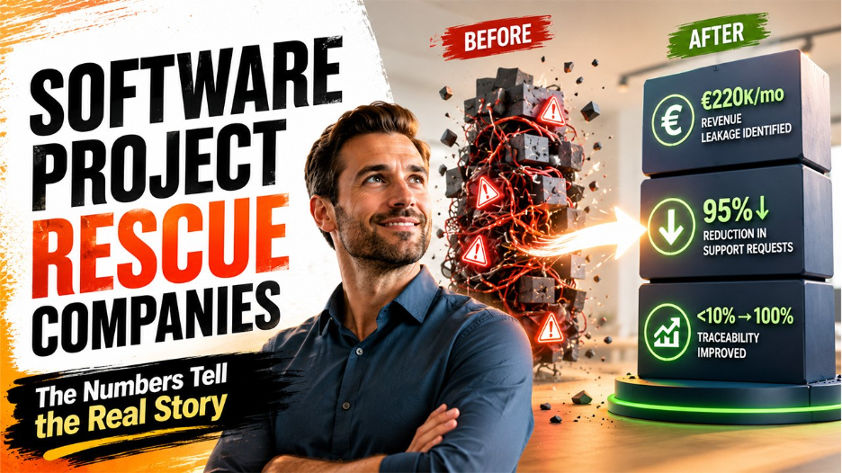 Best Software Project Rescue Companies, Ranked by the Case Studies They Actually Publish