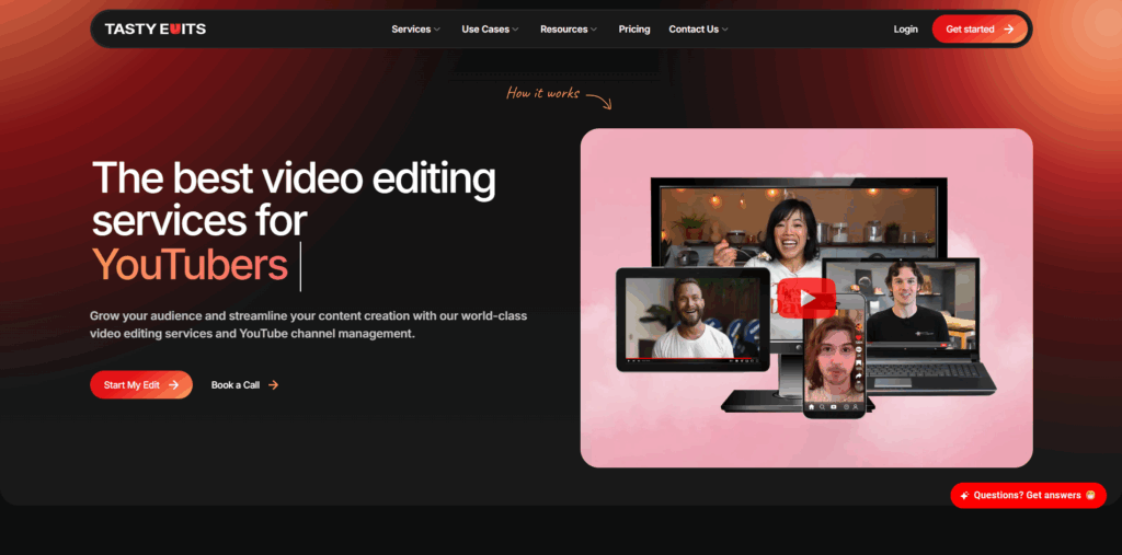 Tasty Edits Done-for-You YouTube Channel Management