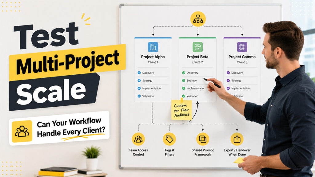 Test multi-project scale in the interface
