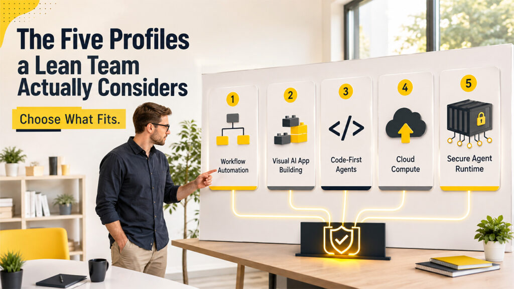 The five profiles a lean team actually considers